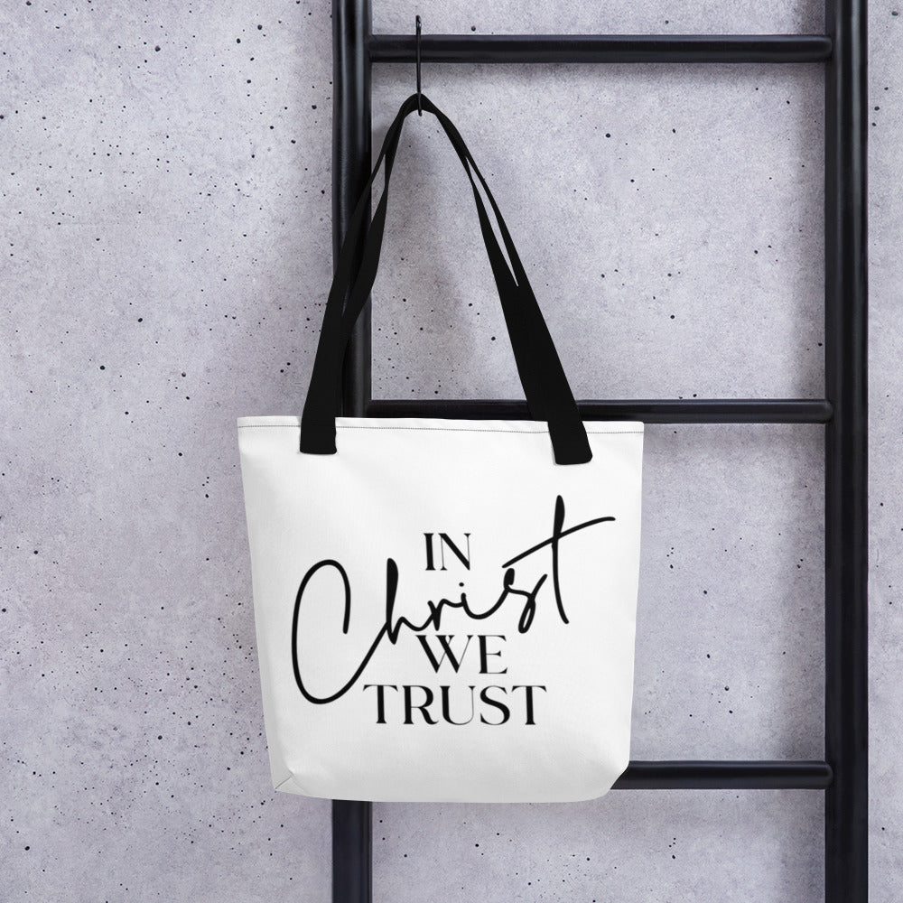 "In Christ we Trust" Tote bag