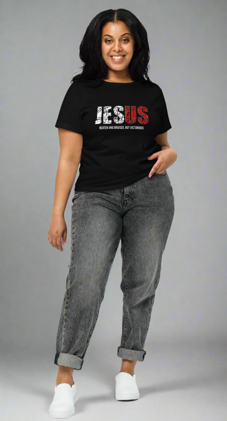 "Jesus Tee" Women’s high-waisted t-shirt