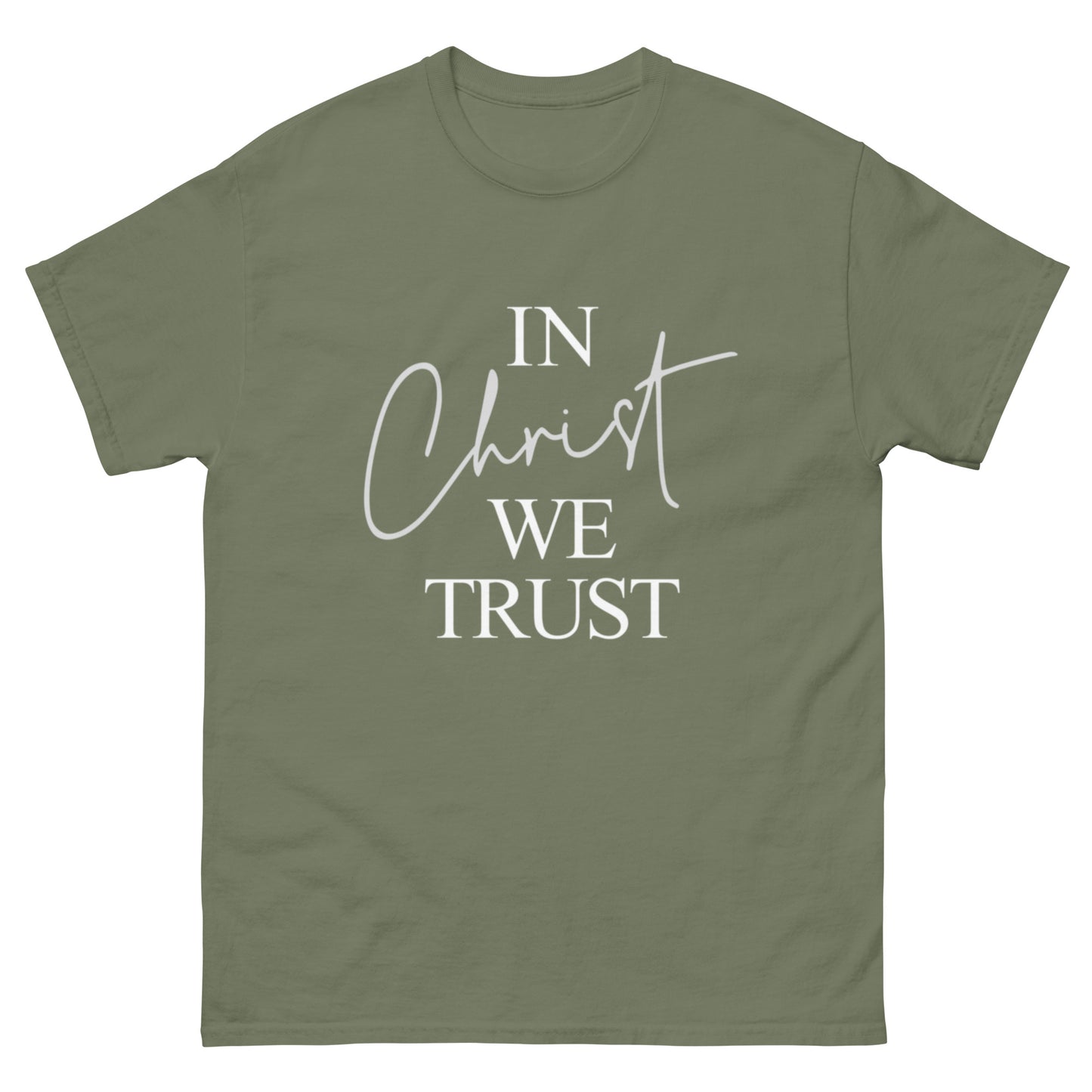 "In Christ we Trust" classic tee