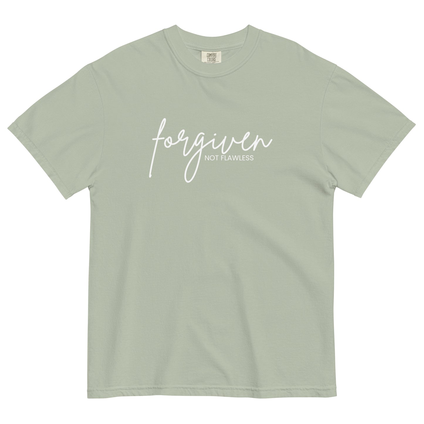 Forgiven not Flawless Unisex garment-dyed heavyweight t-shirt