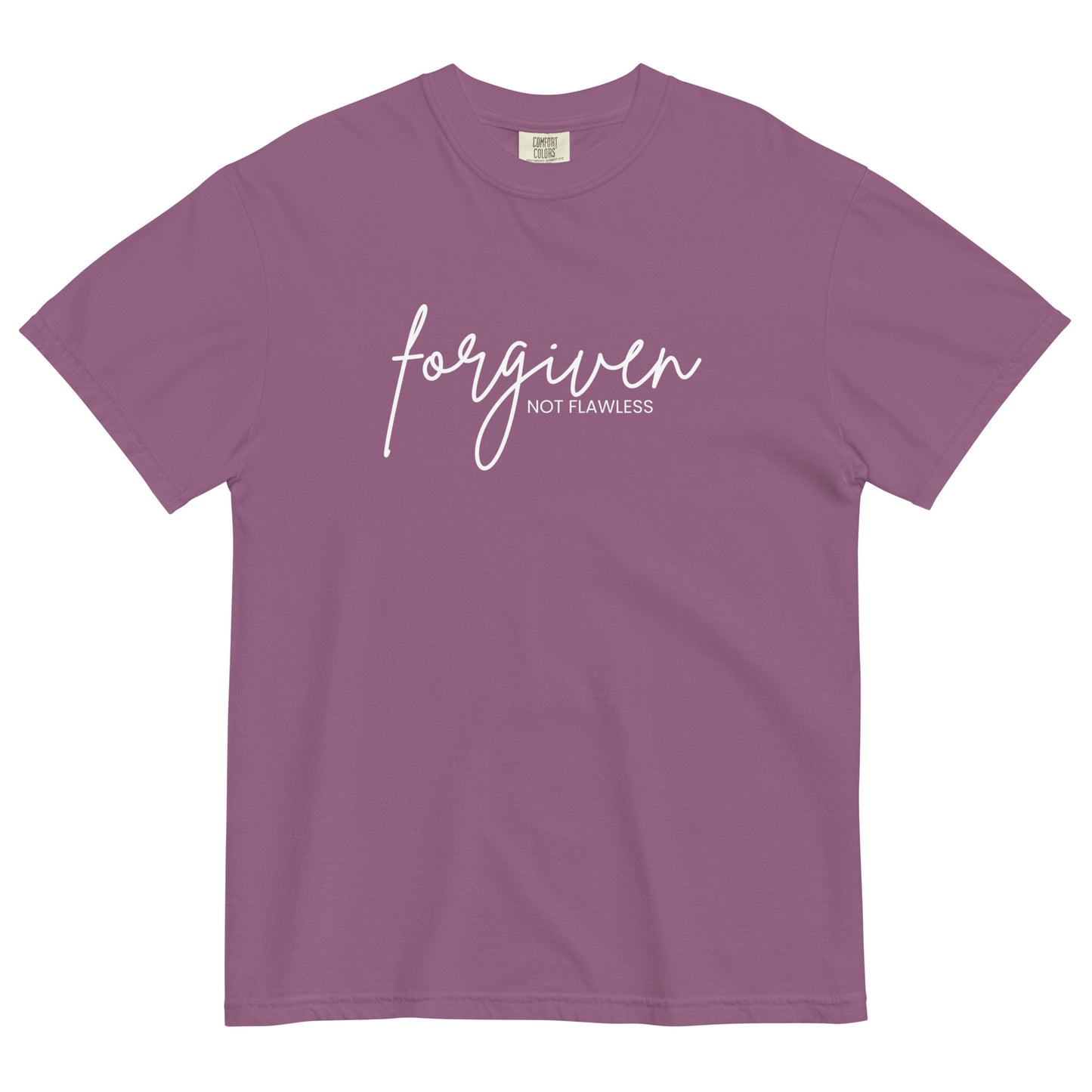 Forgiven not Flawless Unisex garment-dyed heavyweight t-shirt