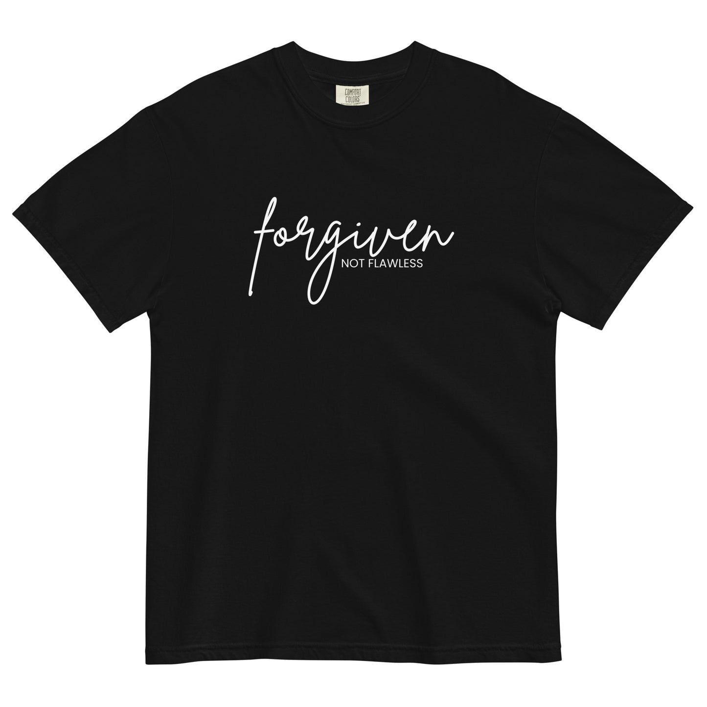 Forgiven not Flawless Unisex garment-dyed heavyweight t-shirt