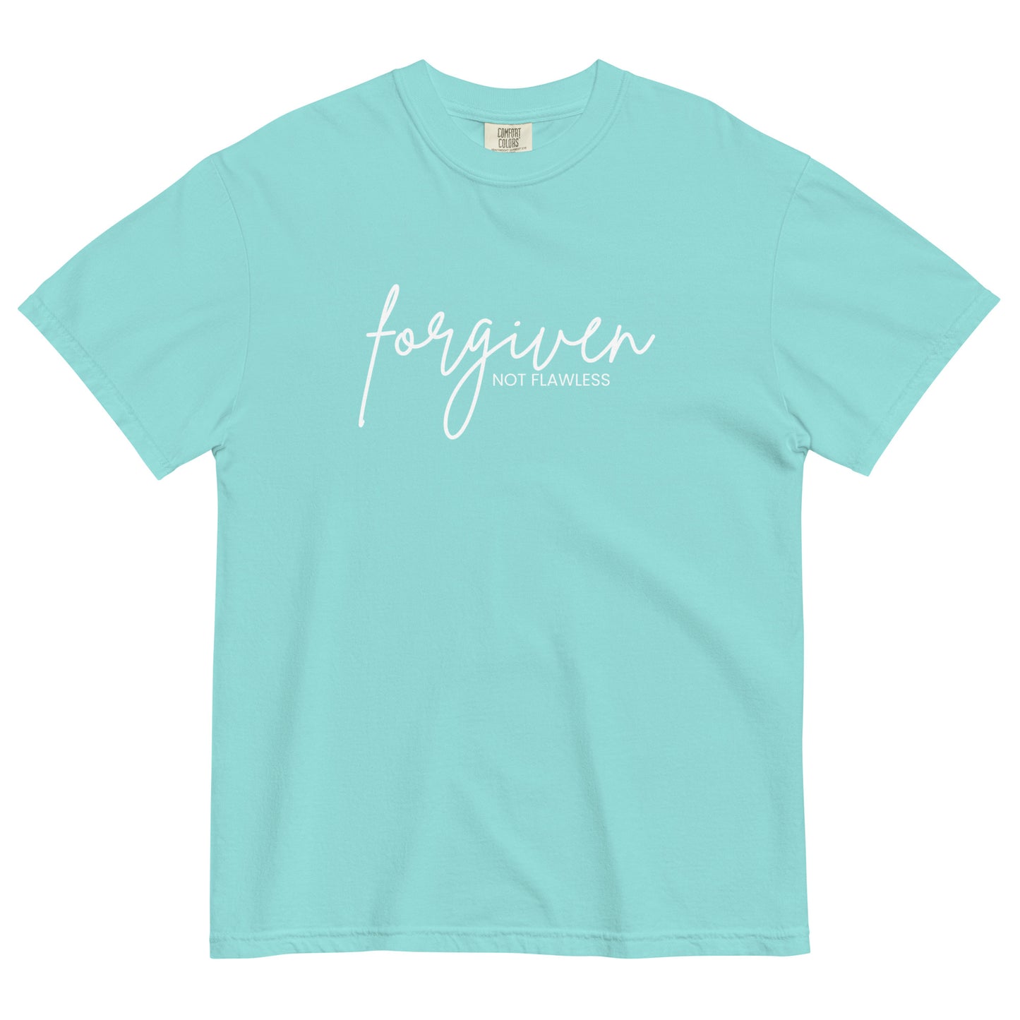 Forgiven not Flawless Unisex garment-dyed heavyweight t-shirt
