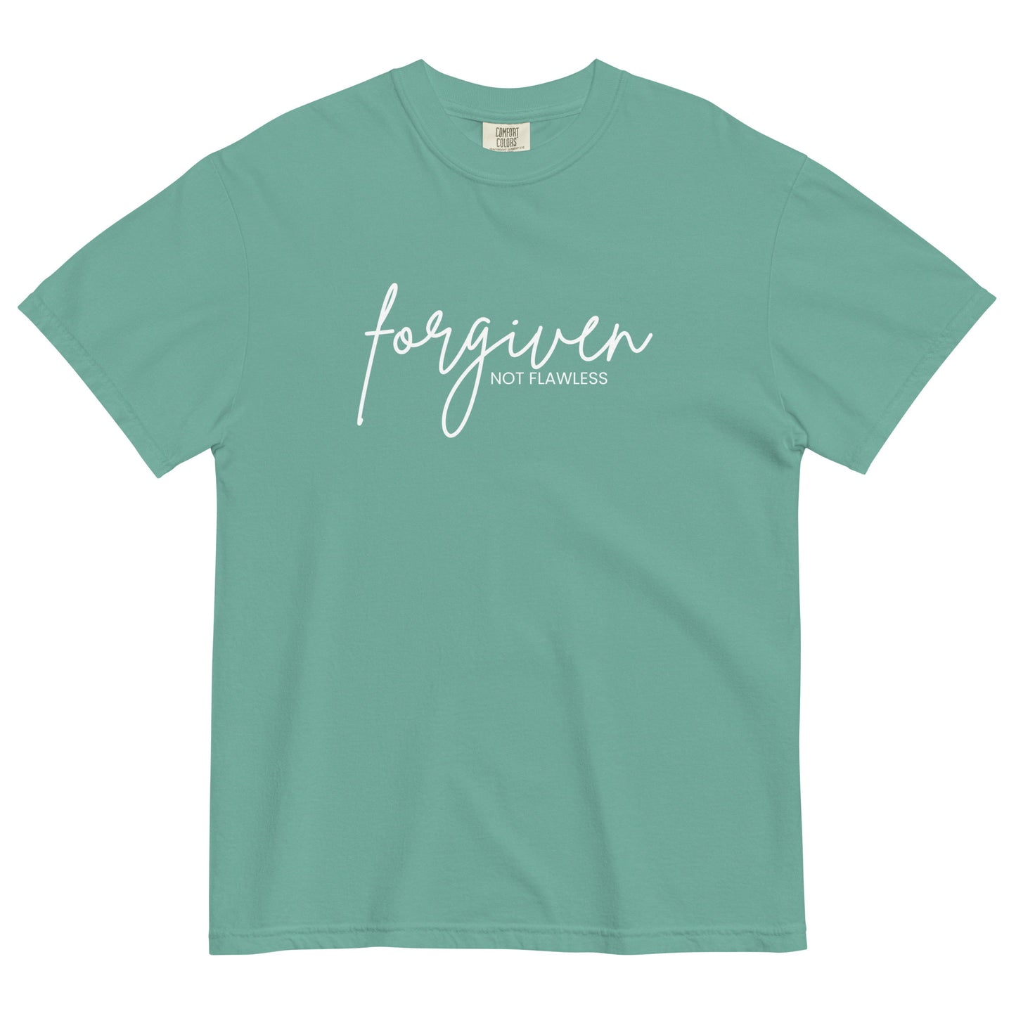 Forgiven not Flawless Unisex garment-dyed heavyweight t-shirt