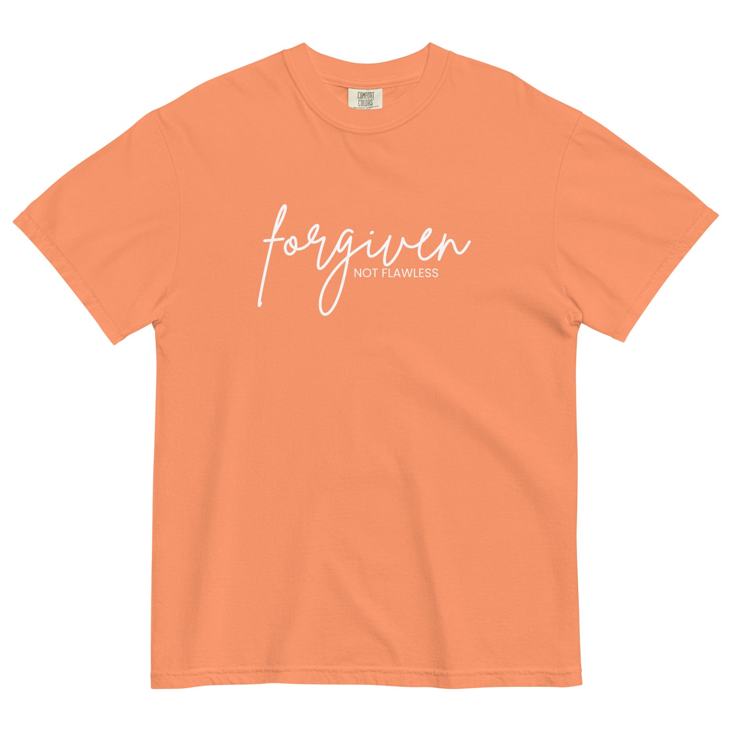 Forgiven not Flawless Unisex garment-dyed heavyweight t-shirt