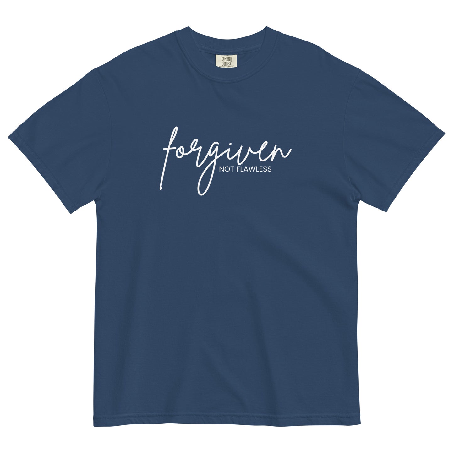 Forgiven not Flawless Unisex garment-dyed heavyweight t-shirt