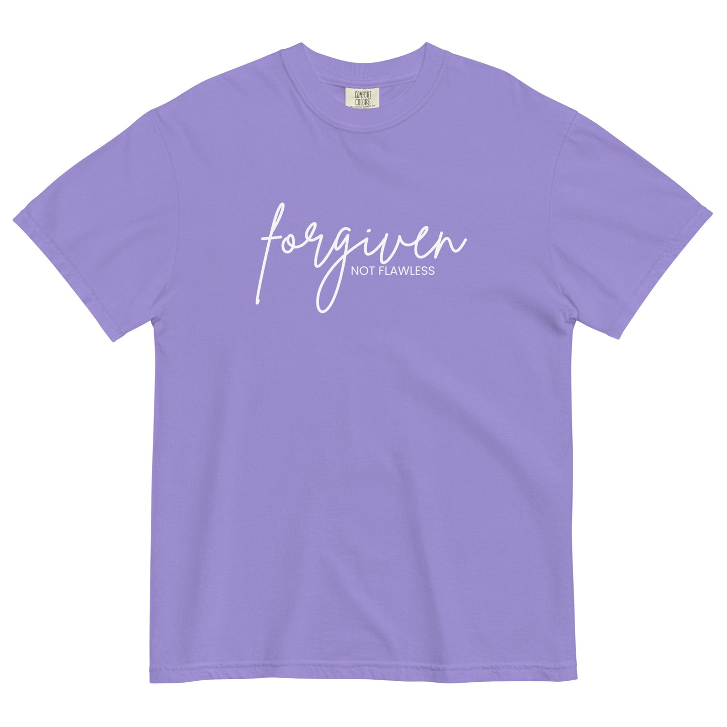 Forgiven not Flawless Unisex garment-dyed heavyweight t-shirt