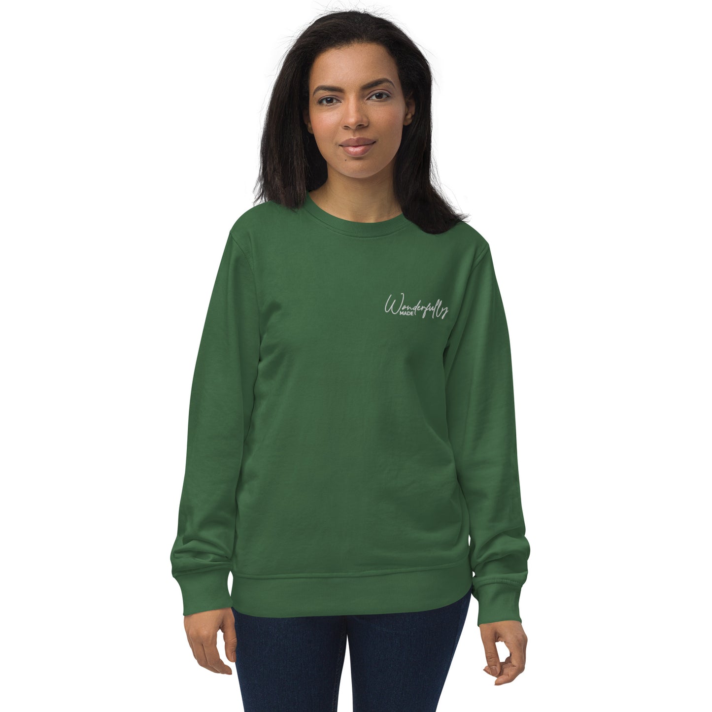 "Wonderfully Made" Embroidered sweatshirt