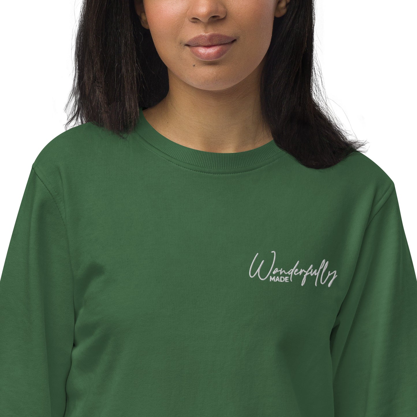 "Wonderfully Made" Embroidered sweatshirt