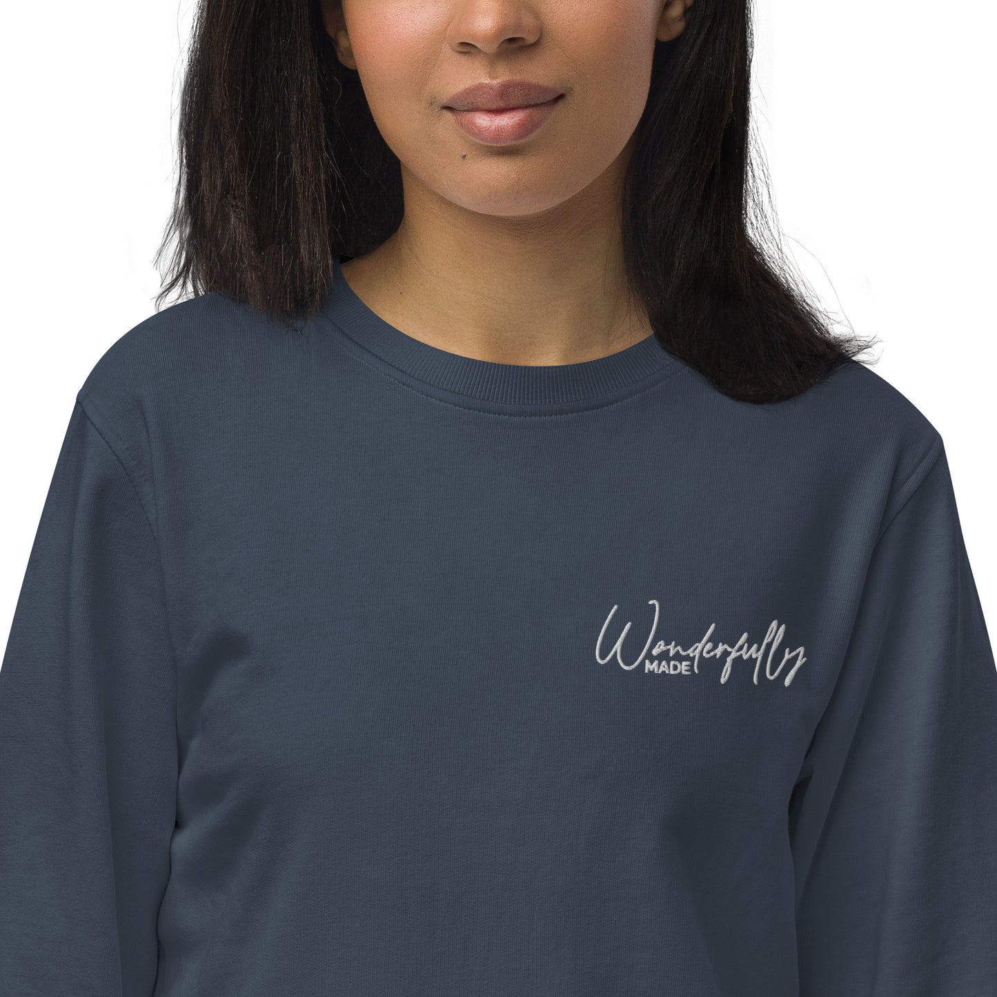 "Wonderfully Made" Embroidered sweatshirt