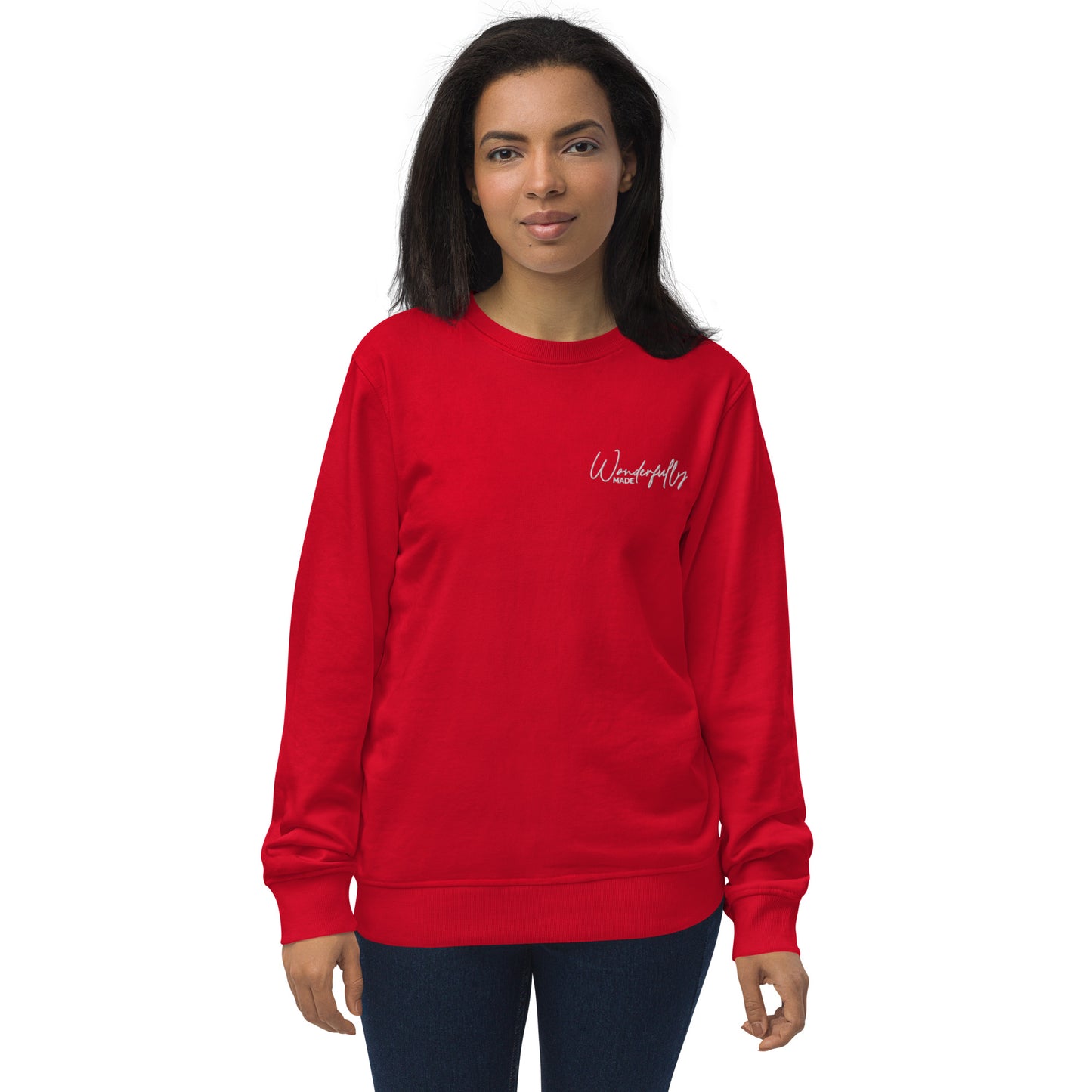 "Wonderfully Made" Embroidered sweatshirt