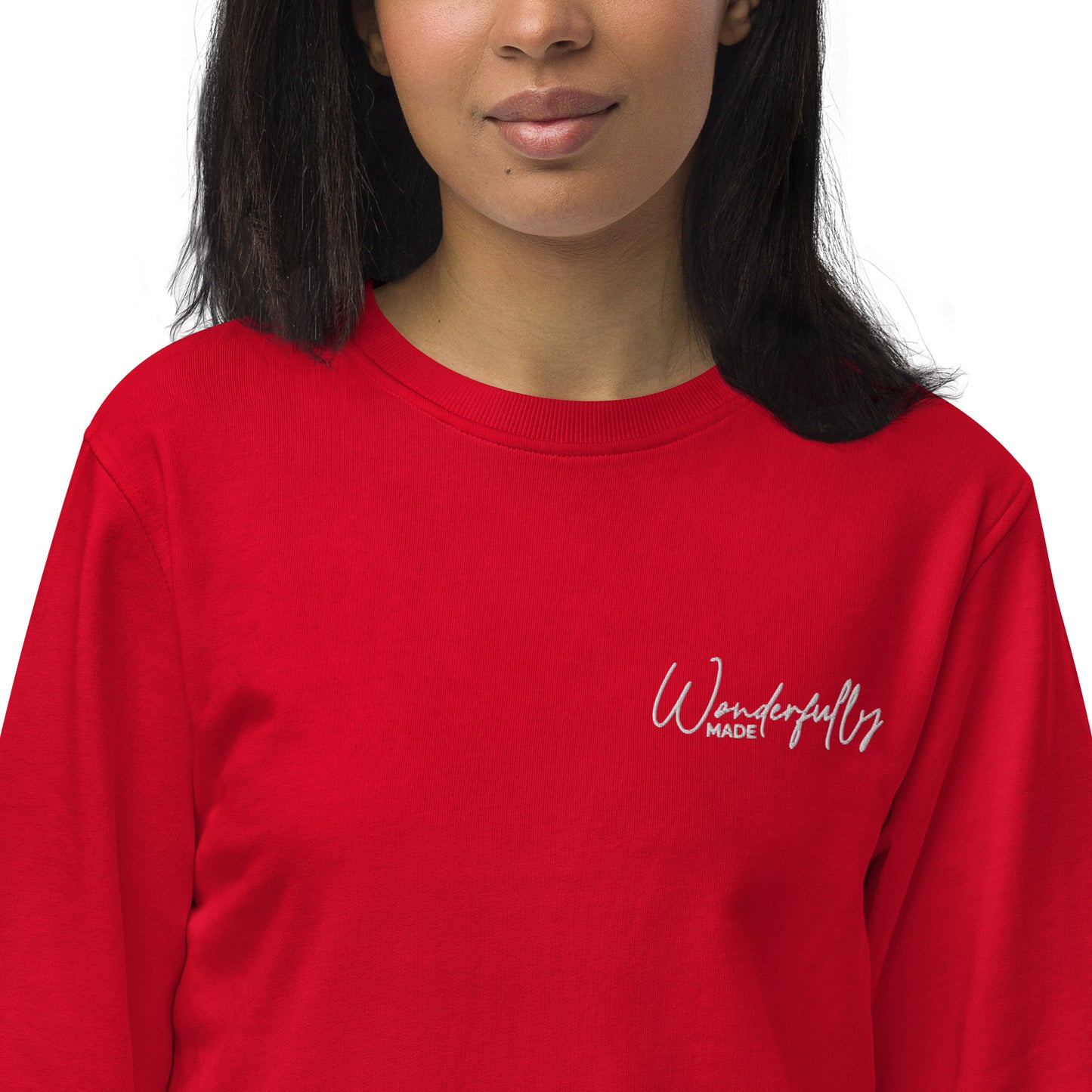 "Wonderfully Made" Embroidered sweatshirt