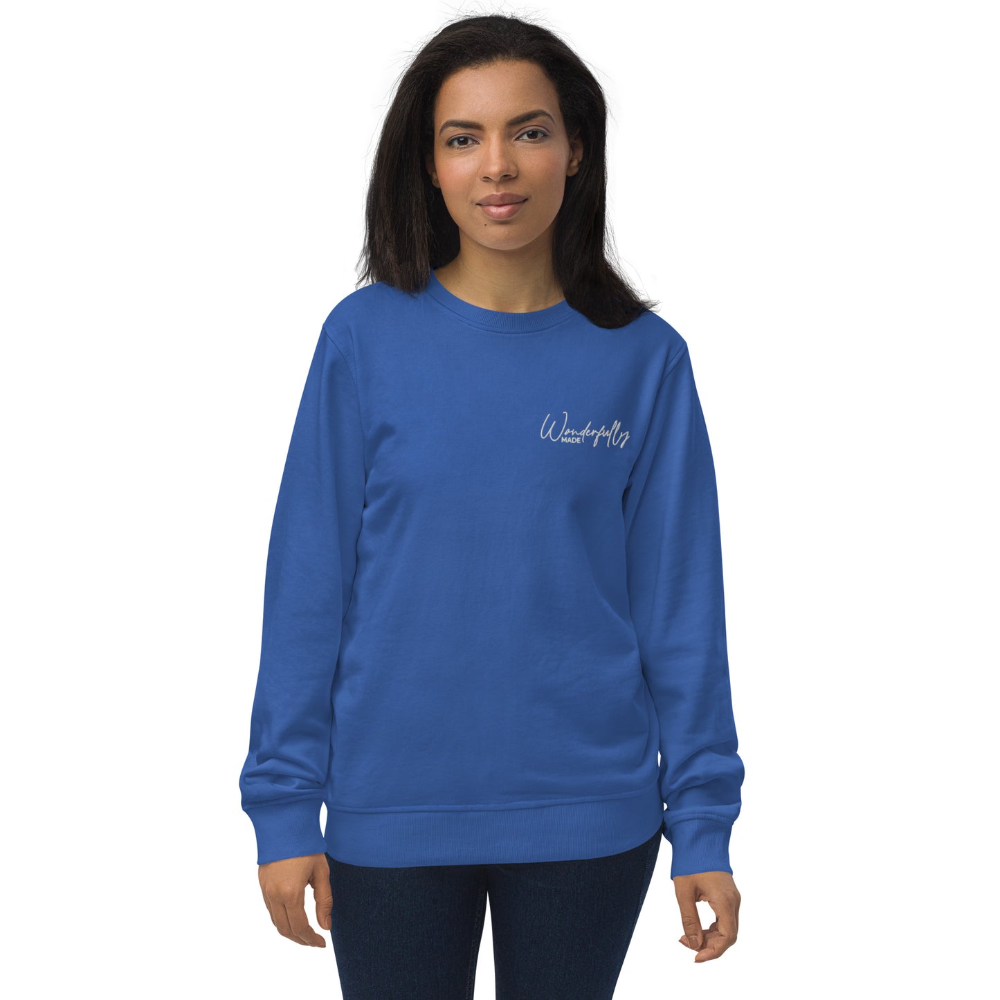 "Wonderfully Made" Embroidered sweatshirt