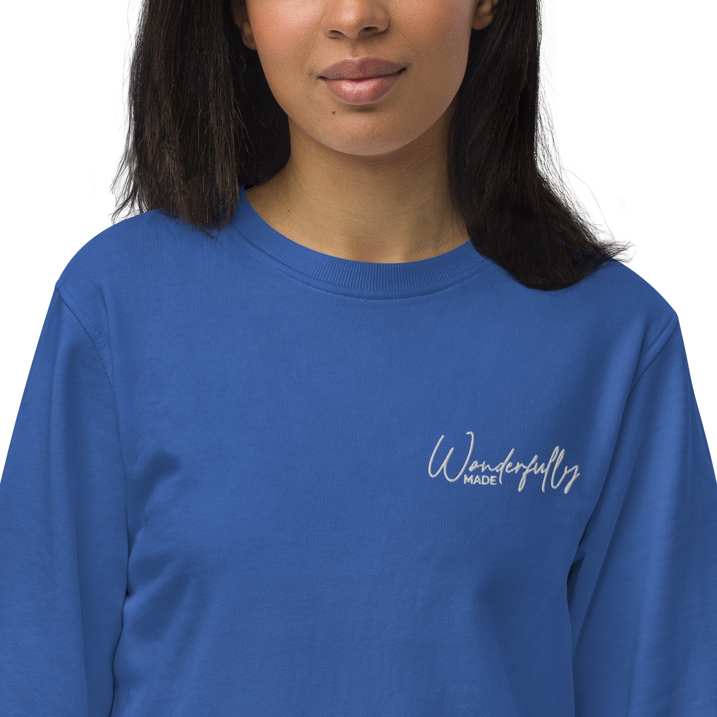 "Wonderfully Made" Embroidered sweatshirt