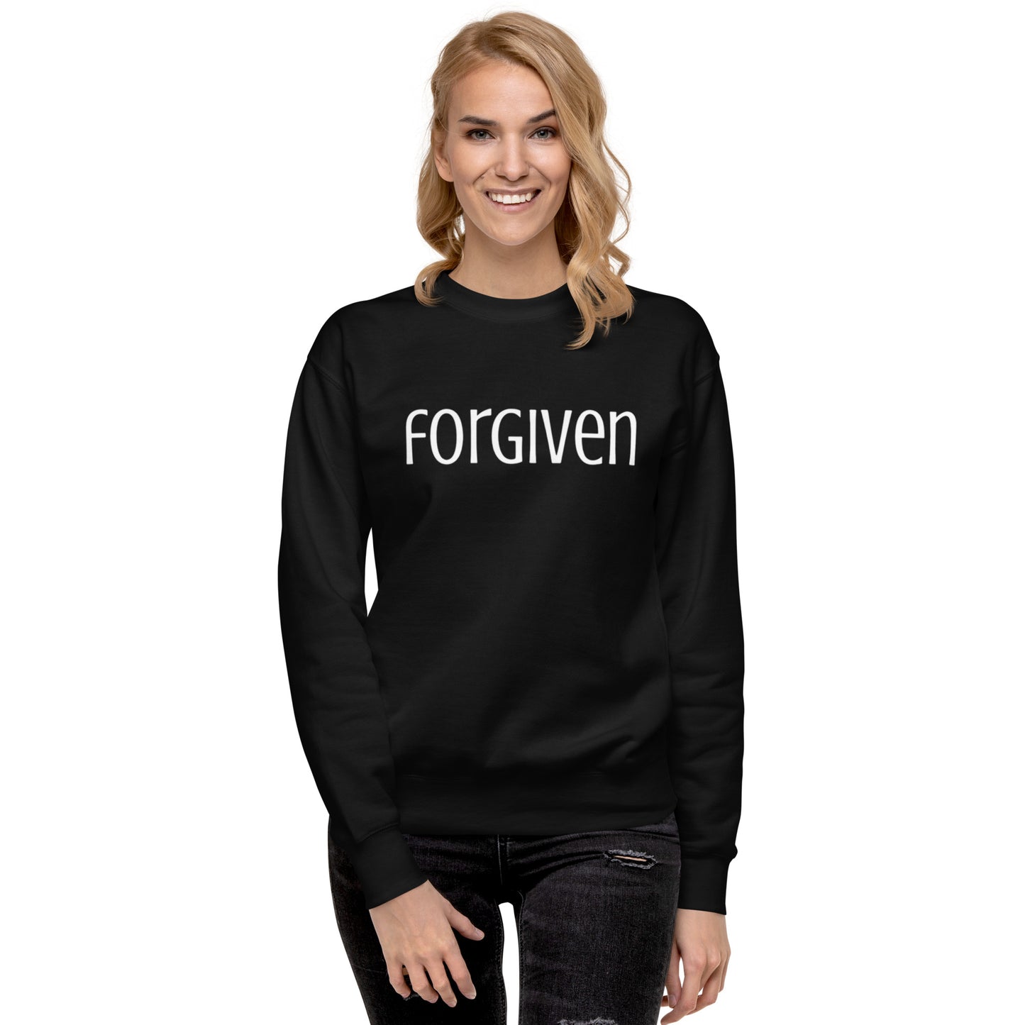 "Forgiven" Unisex Premium Sweatshirt