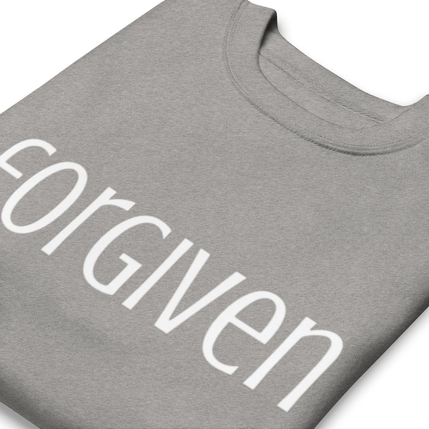 "Forgiven" Unisex Premium Sweatshirt
