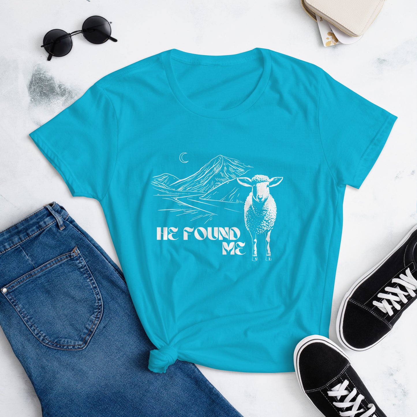 He Found Me! Women's short sleeve t-shirt