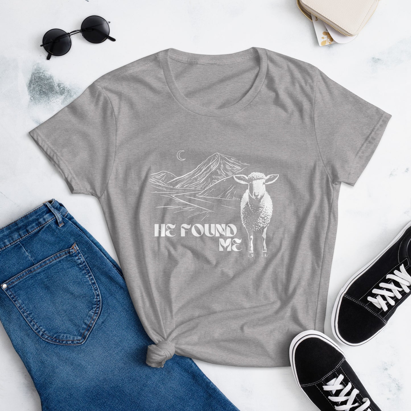 He Found Me! Women's short sleeve t-shirt