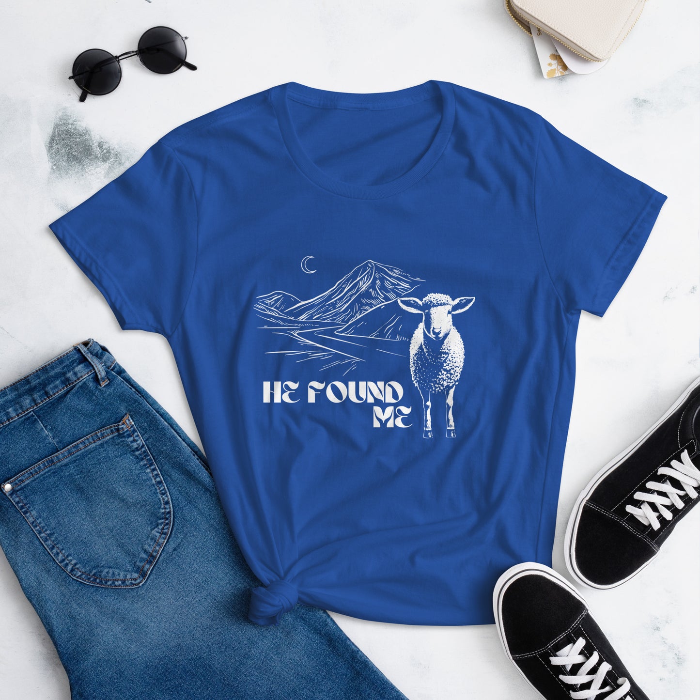 He Found Me! Women's short sleeve t-shirt