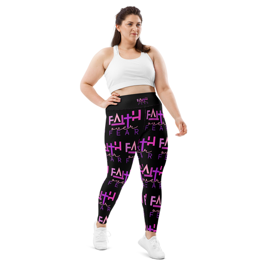 Faith over Fear Plus Size Leggings