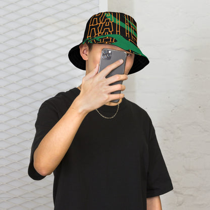 Rattlers Strike Reversible bucket hat