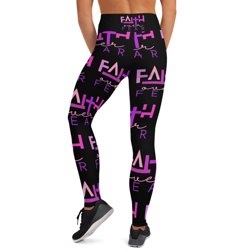 Faith over Fear Yoga Leggings