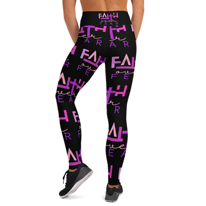 Faith over Fear Yoga Leggings