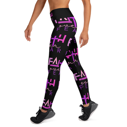 Faith over Fear Yoga Leggings