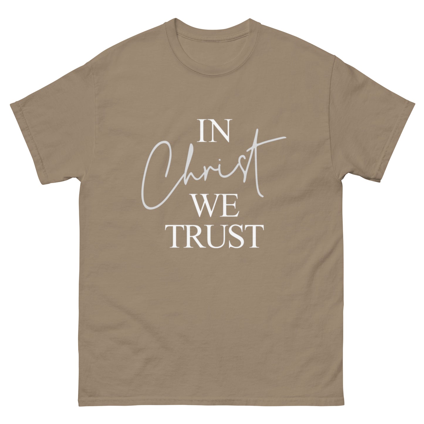 "In Christ we Trust" classic tee