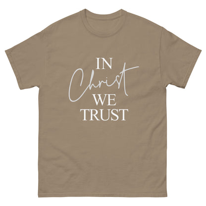 "In Christ we Trust" classic tee