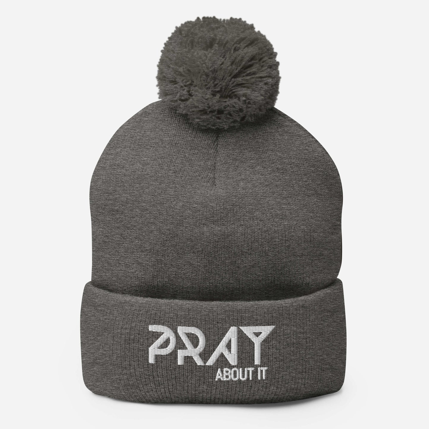 Pray About It Pom-Pom Beanie