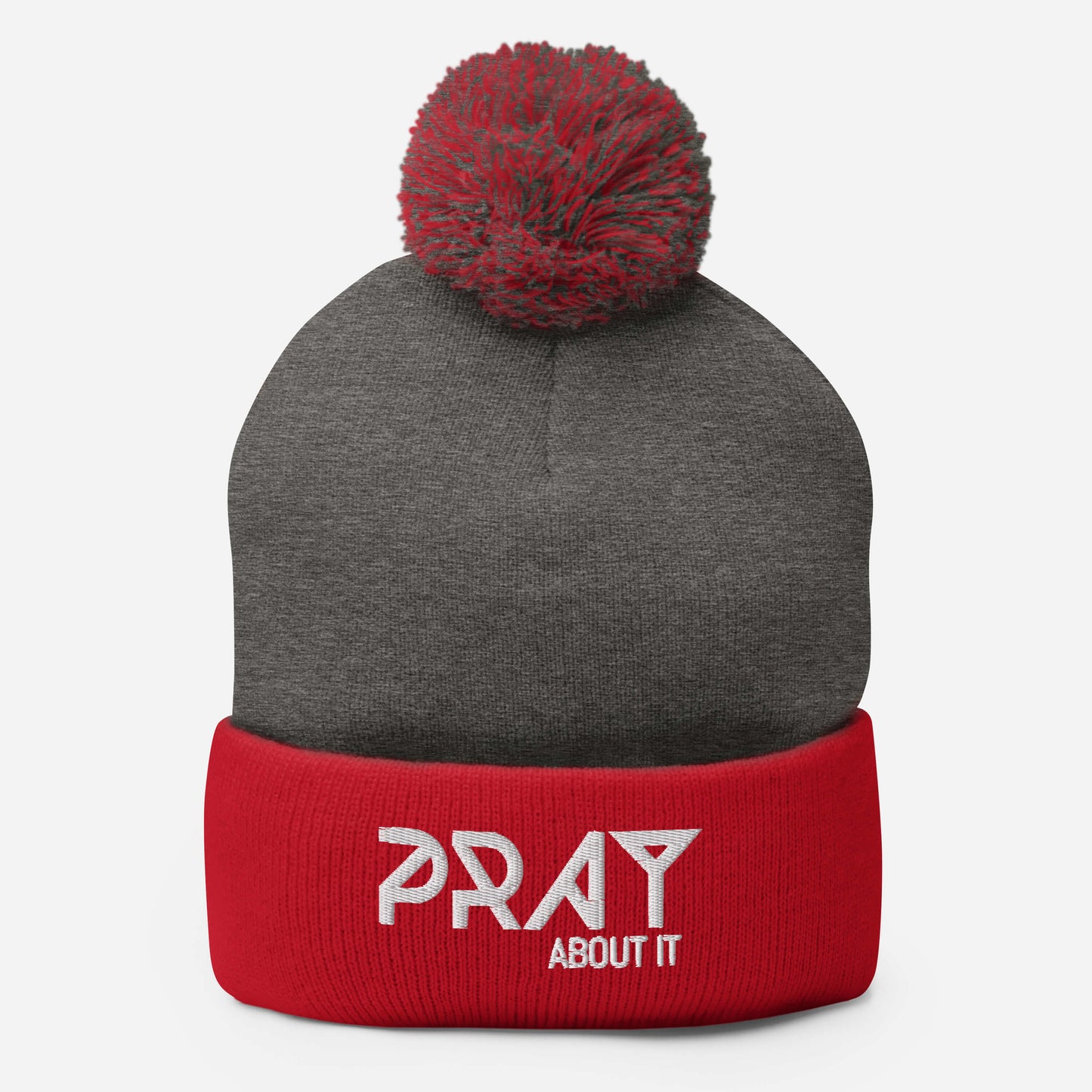 Pray About It Pom-Pom Beanie