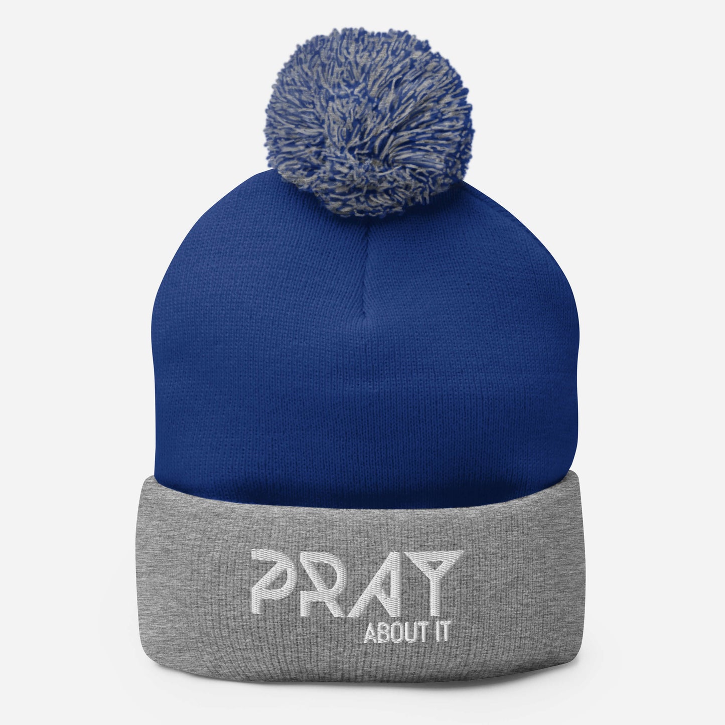 Pray About It Pom-Pom Beanie