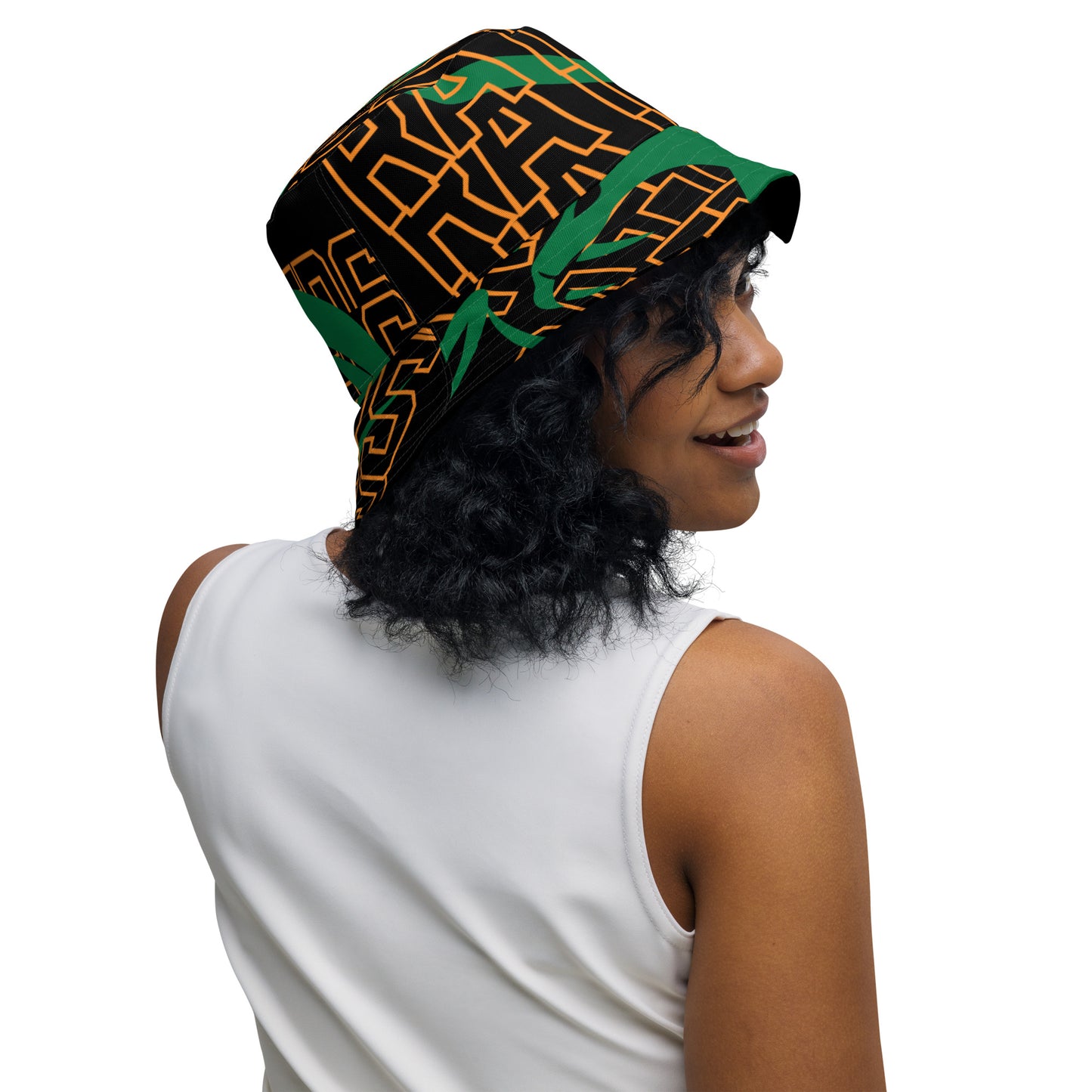 Rattlers Strike Reversible bucket hat