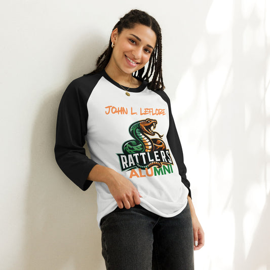 LEFLORE ALUMNI 3/4 sleeve raglan shirt