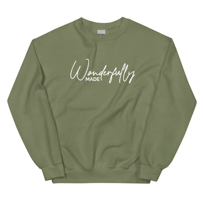 "Wonderfully Made" Unisex Sweatshirt