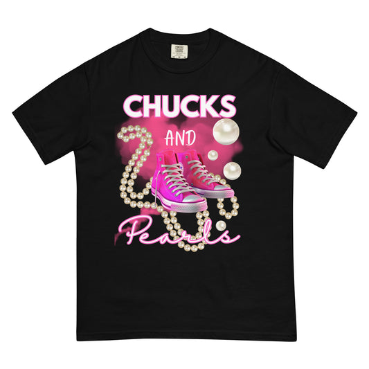 Chucks and Pearls Unisex COMFORT COLOR t-shirt