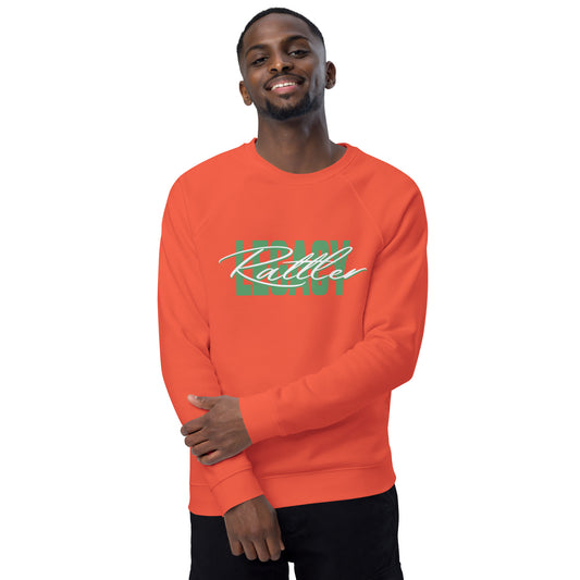 Rattler Legacy Unisex organic raglan sweatshirt