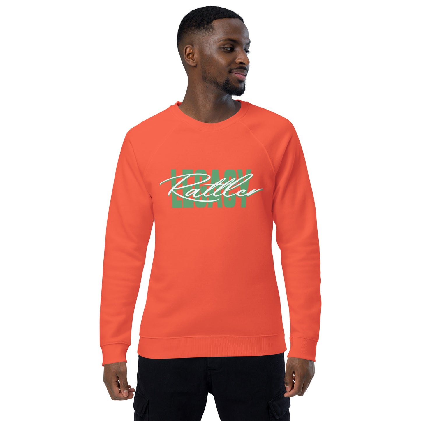 Rattler Legacy Unisex organic raglan sweatshirt