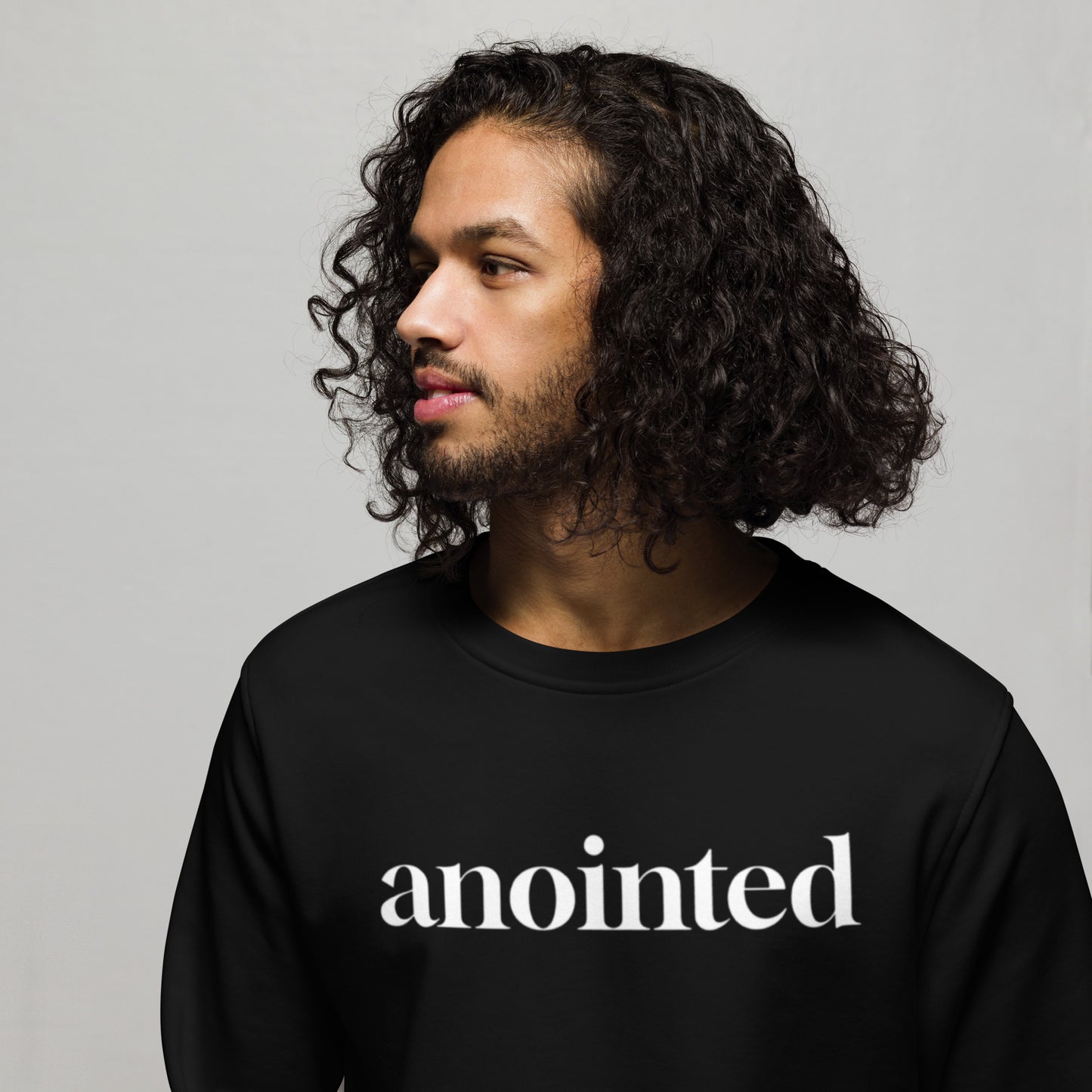 "Anointed" Unisex organic sweatshirt