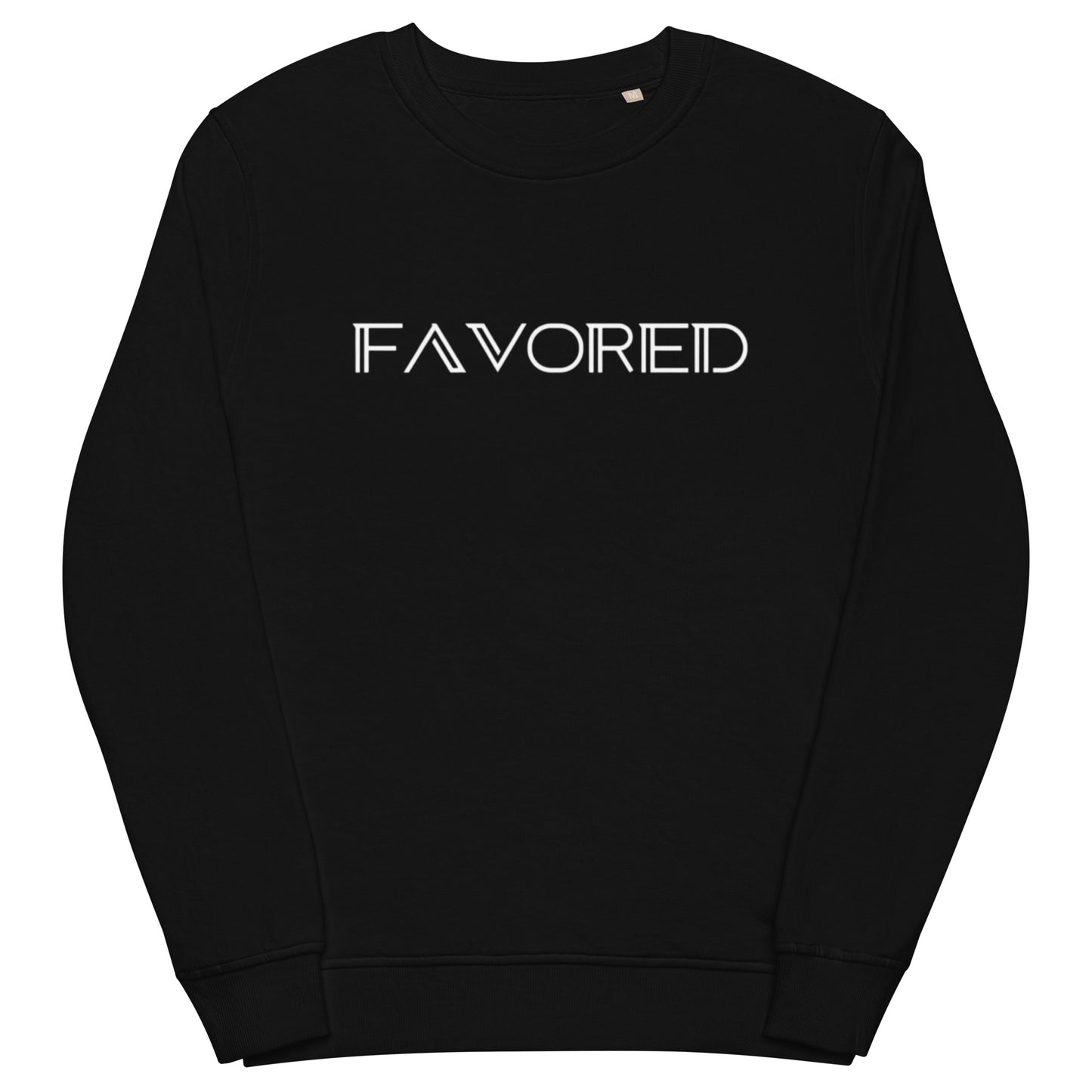 "Favored" Unisex organic sweatshirt
