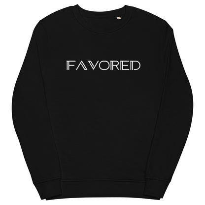 "Favored" Unisex organic sweatshirt