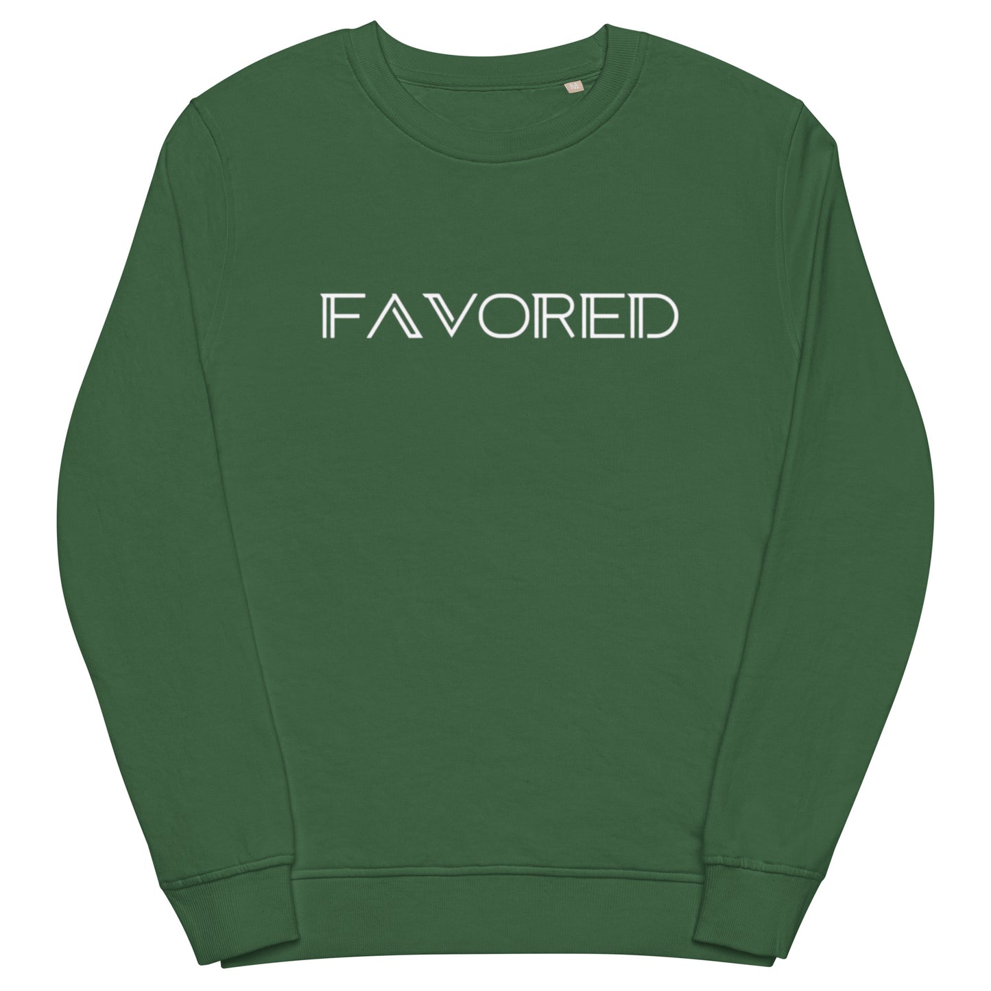 "Favored" Unisex organic sweatshirt