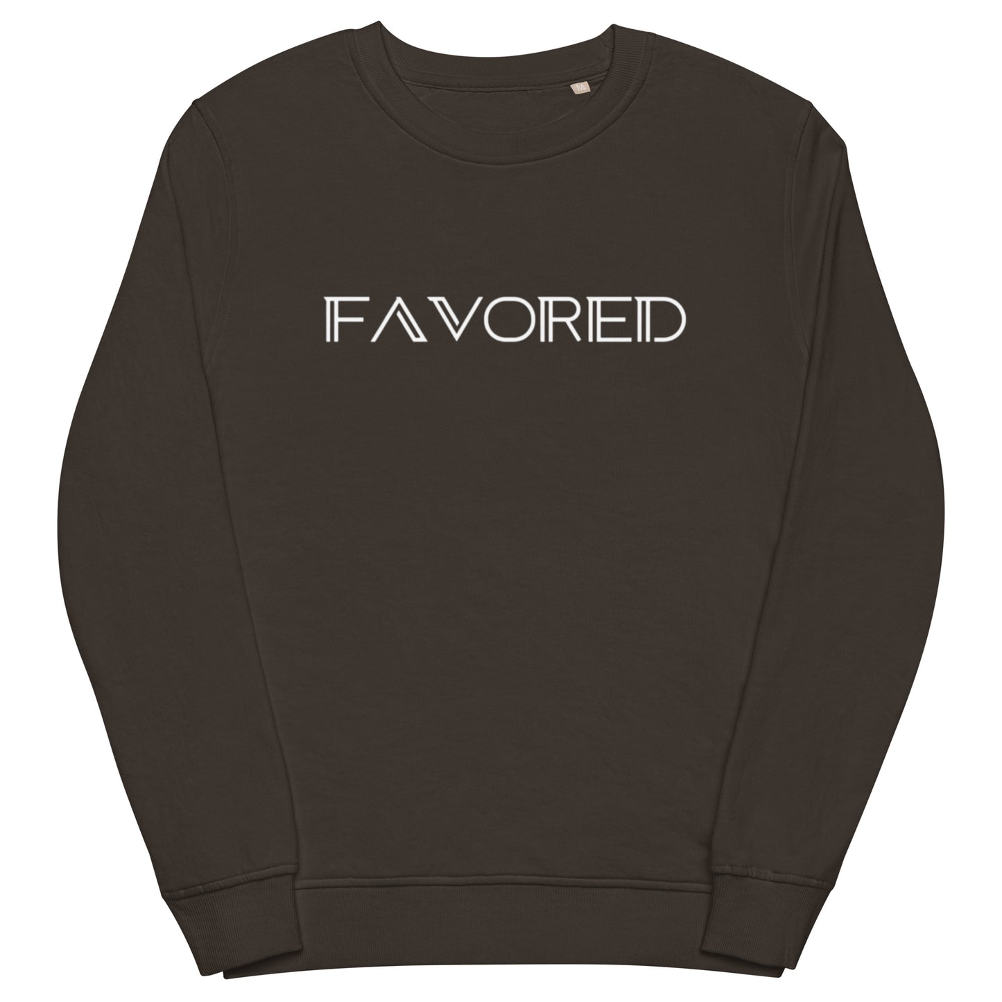 "Favored" Unisex organic sweatshirt