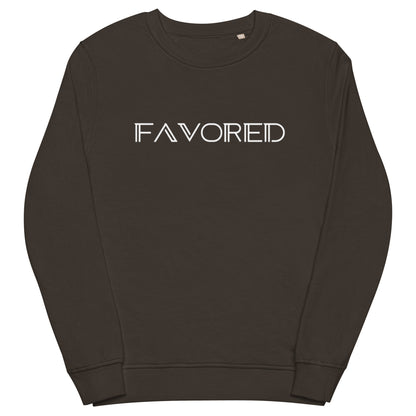 "Favored" Unisex organic sweatshirt