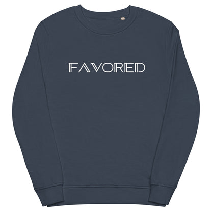 "Favored" Unisex organic sweatshirt