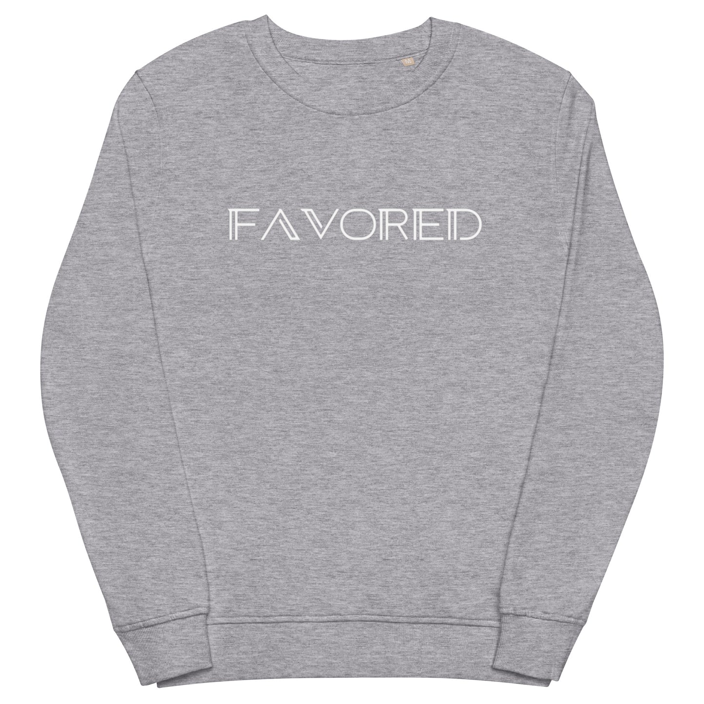 "Favored" Unisex organic sweatshirt