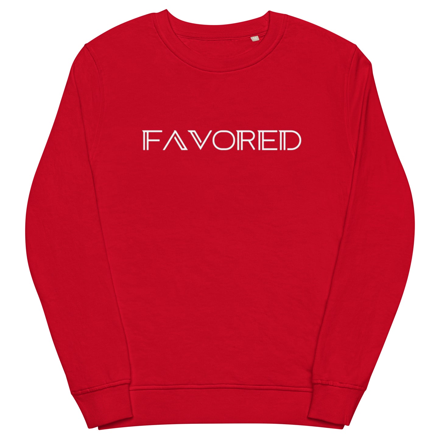 "Favored" Unisex organic sweatshirt