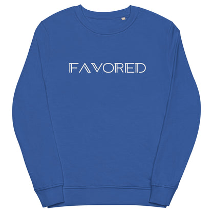 "Favored" Unisex organic sweatshirt