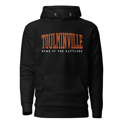 TOULMINVILLE Embroidered Unisex Hoodie